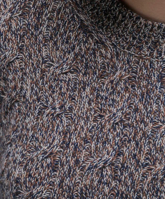 Kiton Cashmere sweater with textured pattern