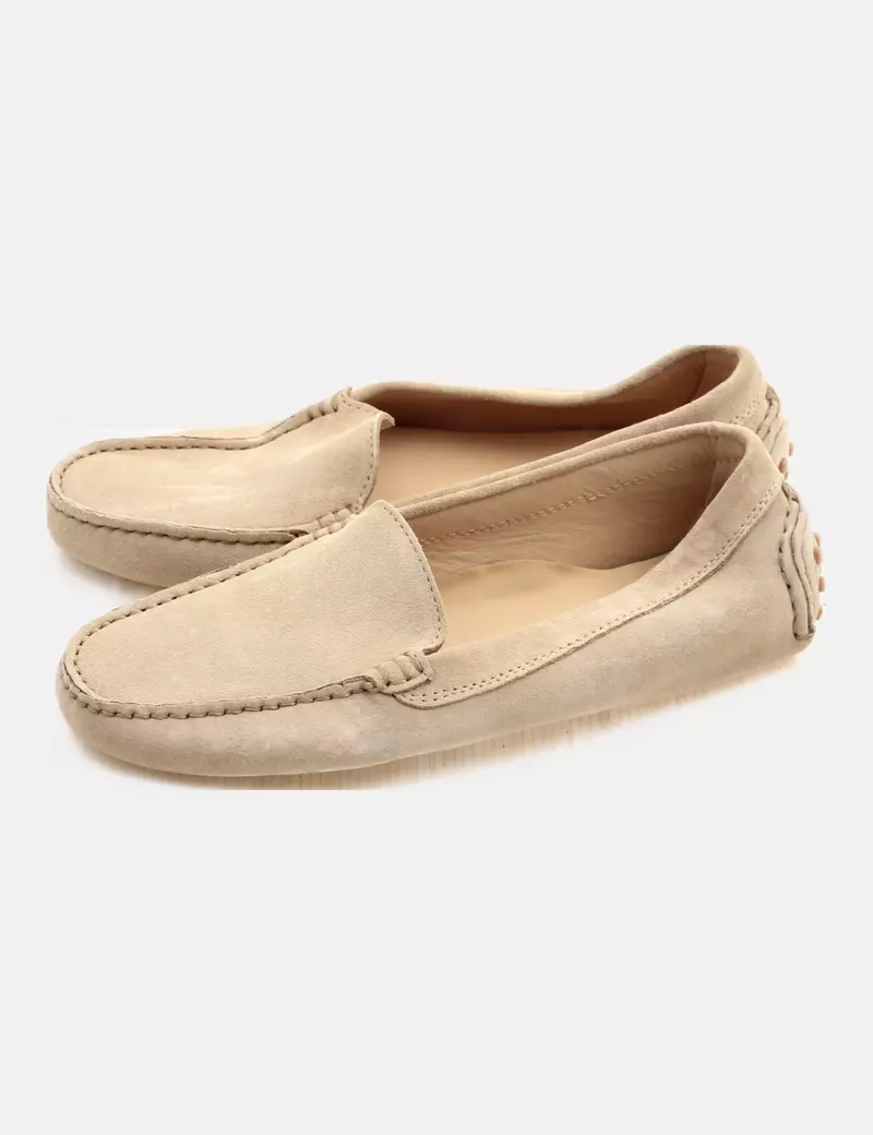 KOIO Mocasines planos beige