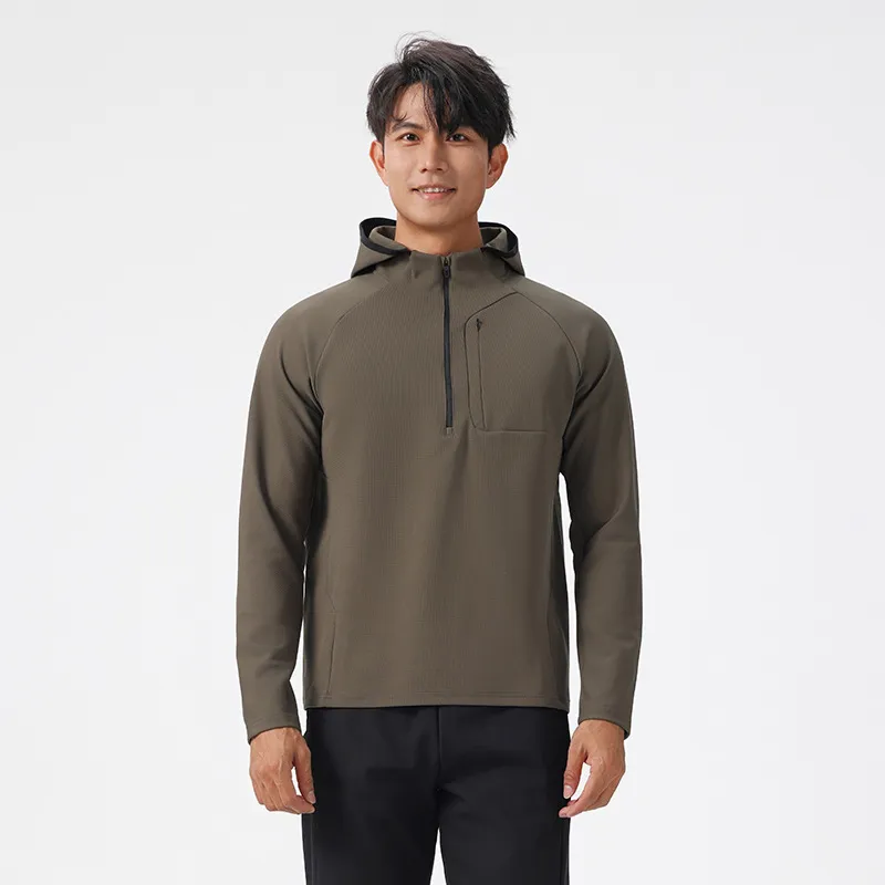 L61181 Men Capié Capié Sweater Al aire libre Menélagos impermeables sudadera para capucha de pesca en bicicleta de senderismo de