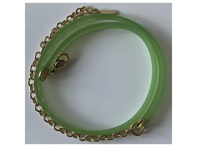 Lalique Collares Plata Verde 