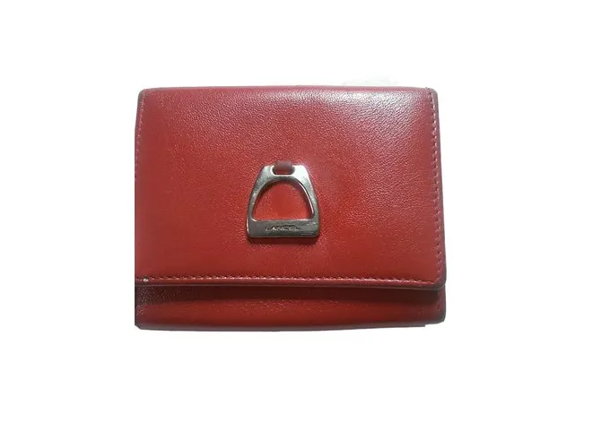 Lancel billetera Roja 