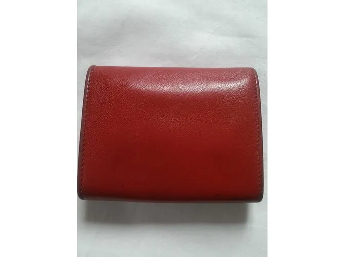 Lancel billetera Roja 