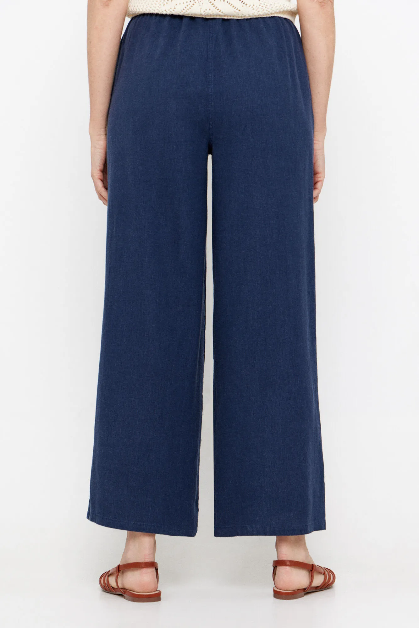 Linen pyjama trousers