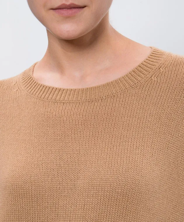 LISA YANG Mila cashmere sweater in brown