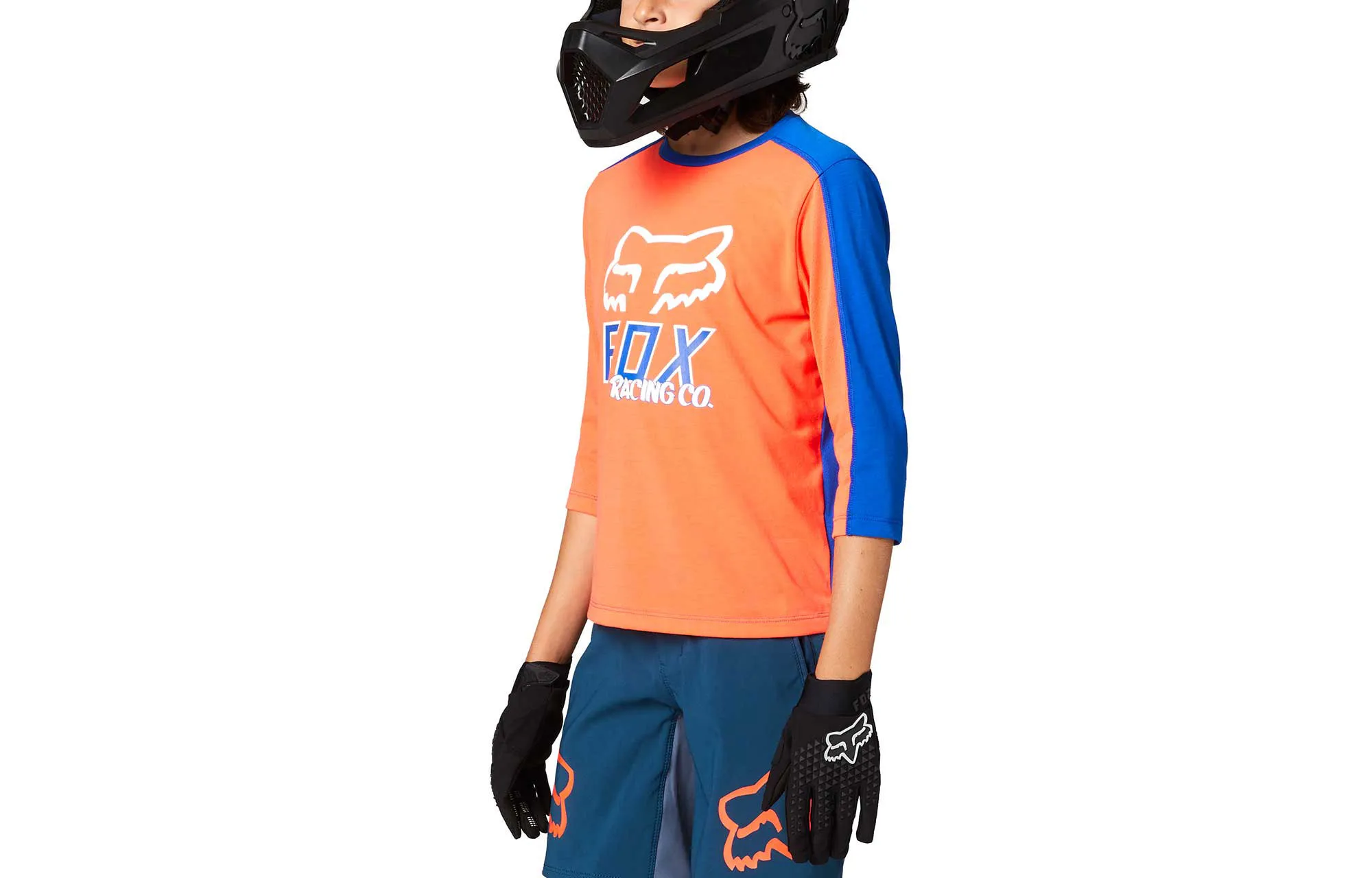 MAILLOT MANGAS 3/4 FOX KIDS RANGER RD ATOMIC PUNCH