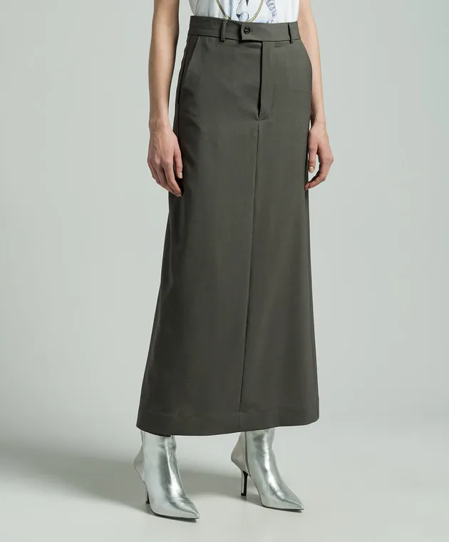 Maison Margiela MM6 Gray skirt made of wool