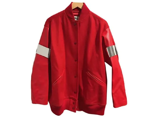 MAISON MARTIN MARGIELA Chaquetas T.ÉL 40 Lana Roja 