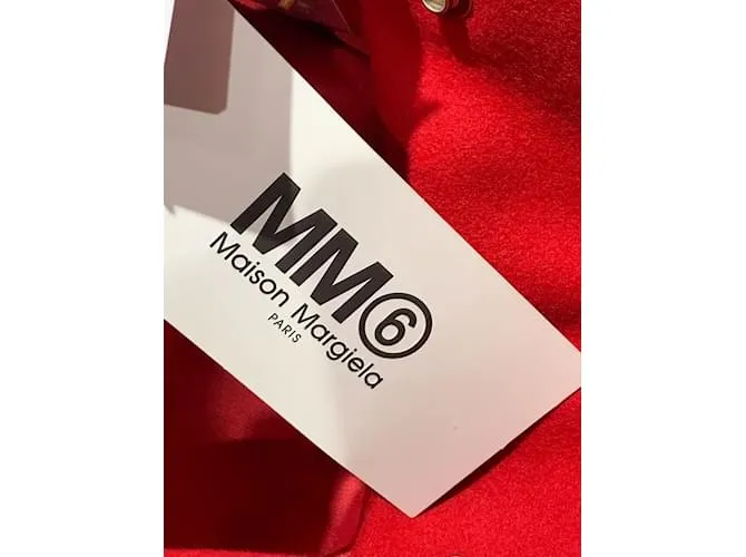 MAISON MARTIN MARGIELA Chaquetas T.ÉL 40 Lana Roja 