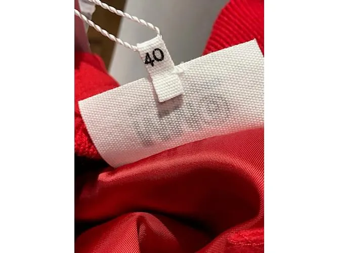 MAISON MARTIN MARGIELA Chaquetas T.ÉL 40 Lana Roja 