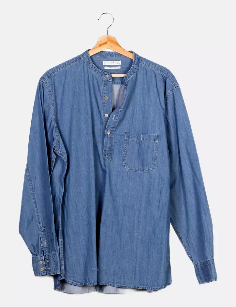 Mango Camisa denim básica