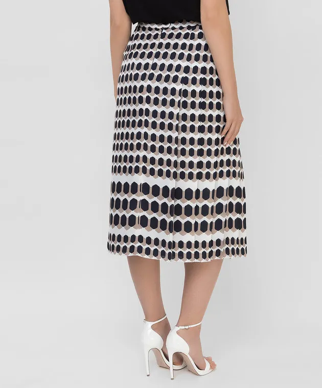 Marina Rinaldi Geometric print skirt