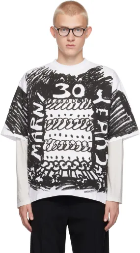 Marni White 30th Anniversary T-shirt