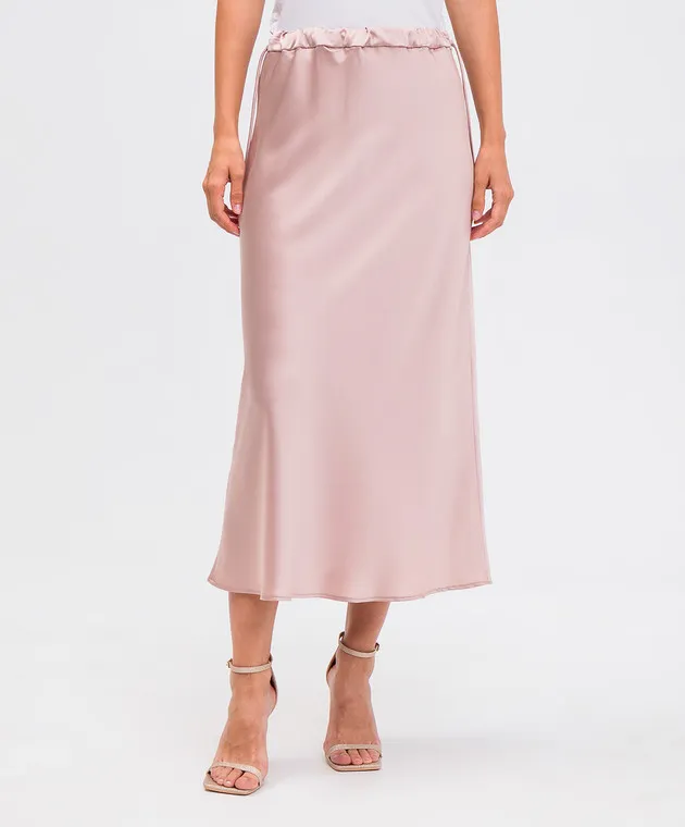 Max Mara EDITORE beige midi skirt