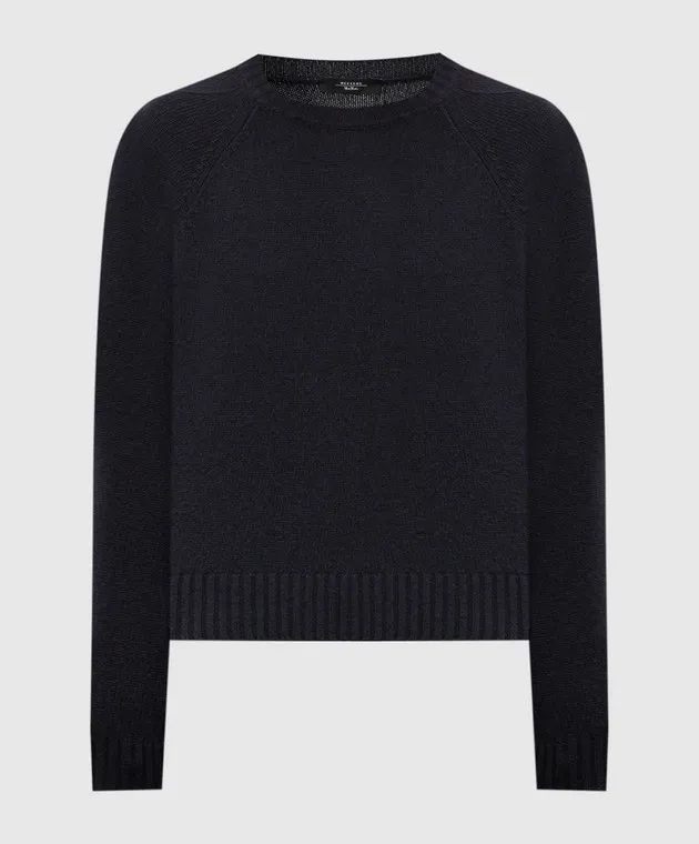 Max Mara Weekend GABBIA blue wool sweater