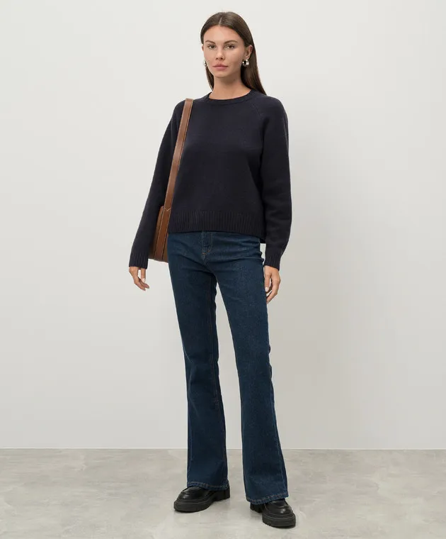 Max Mara Weekend GABBIA blue wool sweater