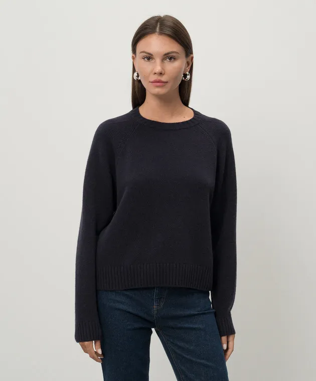 Max Mara Weekend GABBIA blue wool sweater