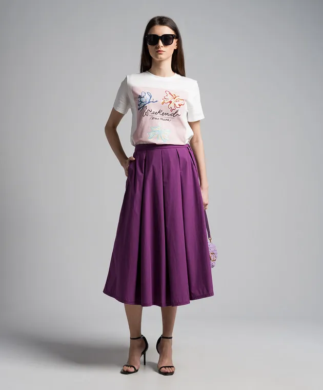 Max Mara Weekend Purple DONATA skirt