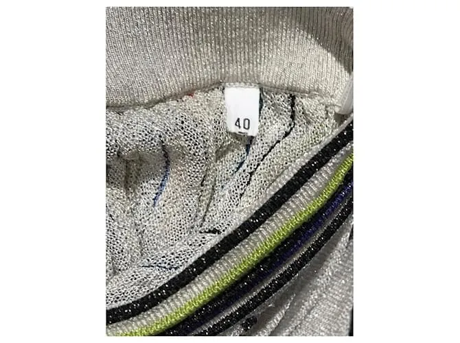 MISSONI Chaquetas T.IT 40 Sintético Plata 