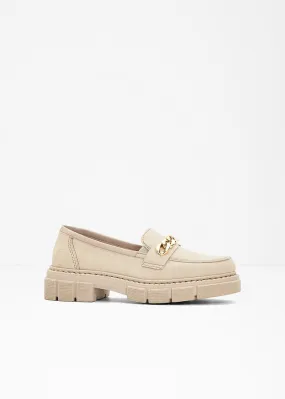 Mocasines Beige