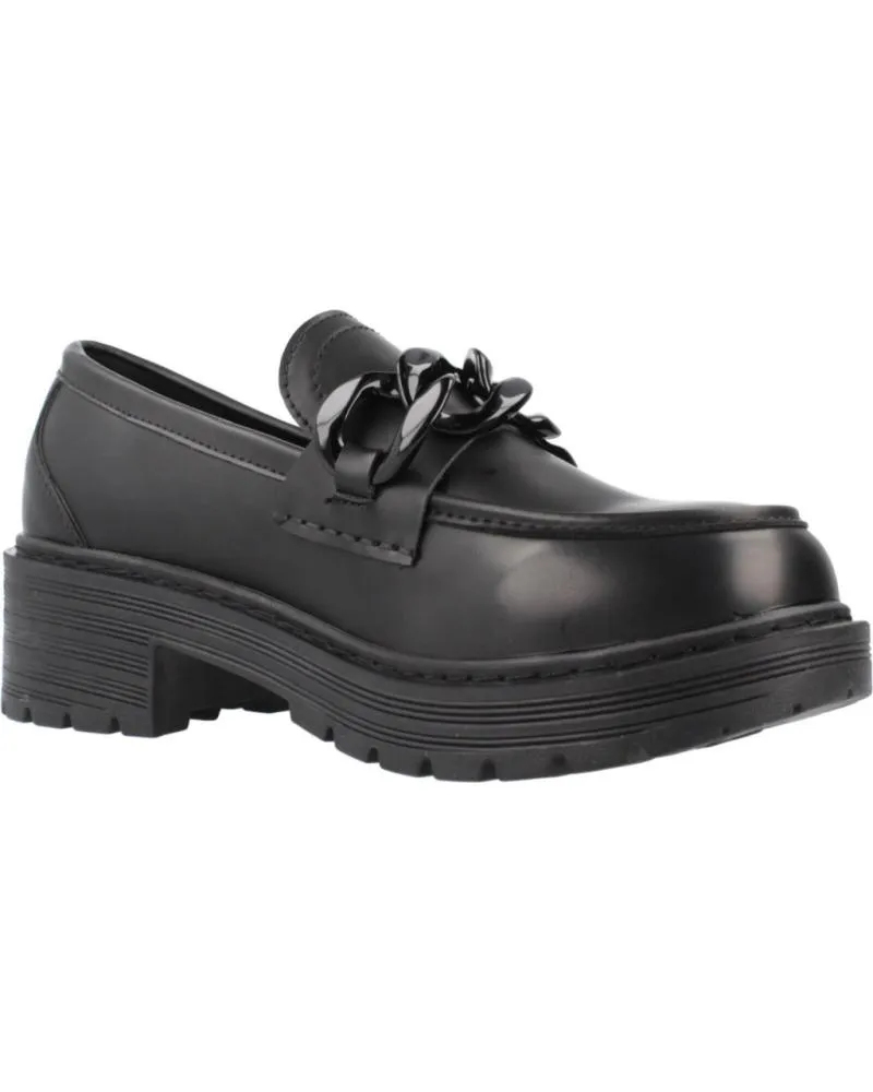 Mocasines CHIKA10  de Mujer MOCASINES MUJER MODELO DALLAS 05 FE COLOR  NEGRO