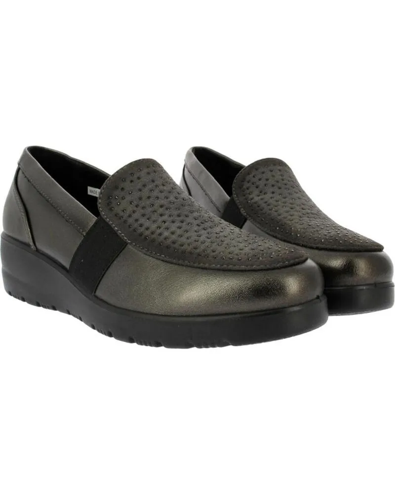 Mocasines D`CUTILLAS  de Mujer MOCASINES PARA MUJER DOCTOR CUTILLAS 45410 BRILLANTES  MUSGO