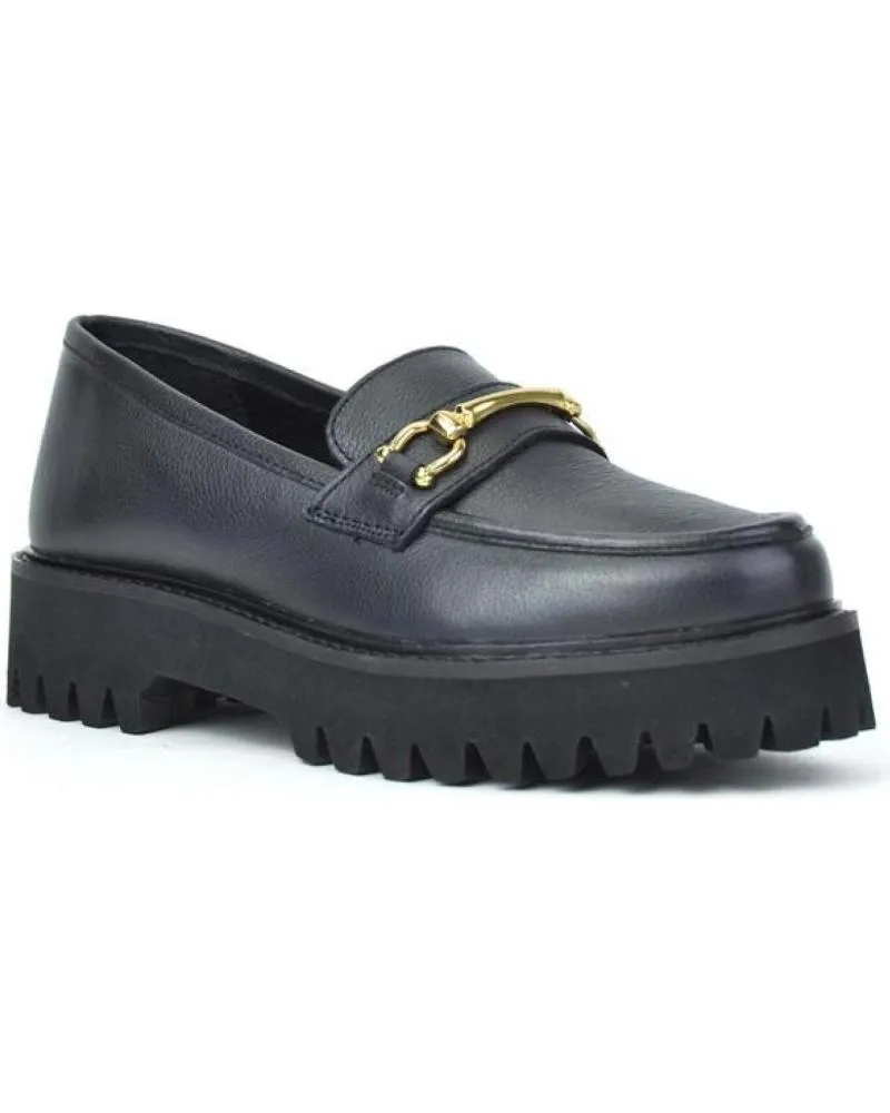 Mocasines de Mujer  MOCASIN SENORA PIEL NEGROPIEL NEGRO