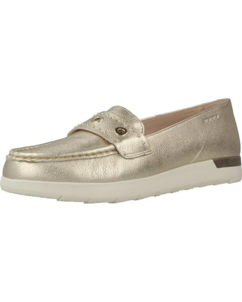 Mocasines de Mujer STONEFLY SARYN 3 LAMINATED LTH ORO