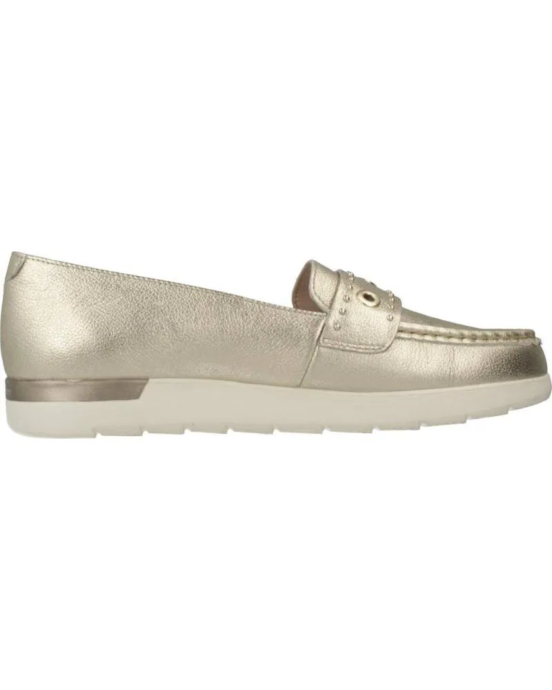 Mocasines de Mujer STONEFLY SARYN 3 LAMINATED LTH ORO