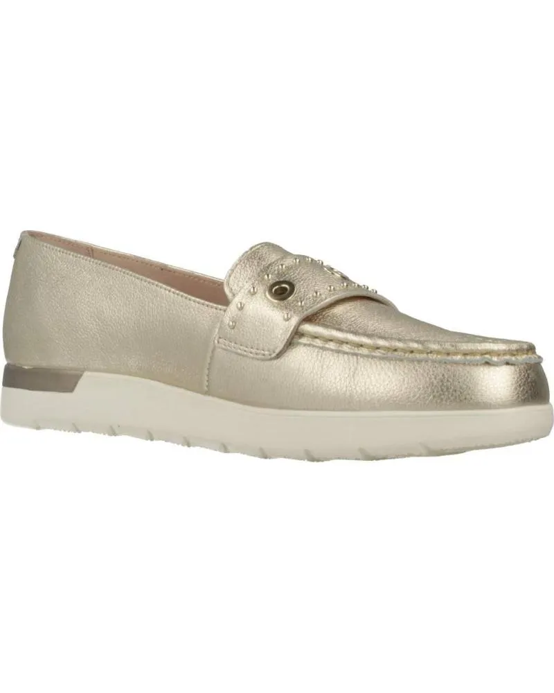 Mocasines de Mujer STONEFLY SARYN 3 LAMINATED LTH ORO