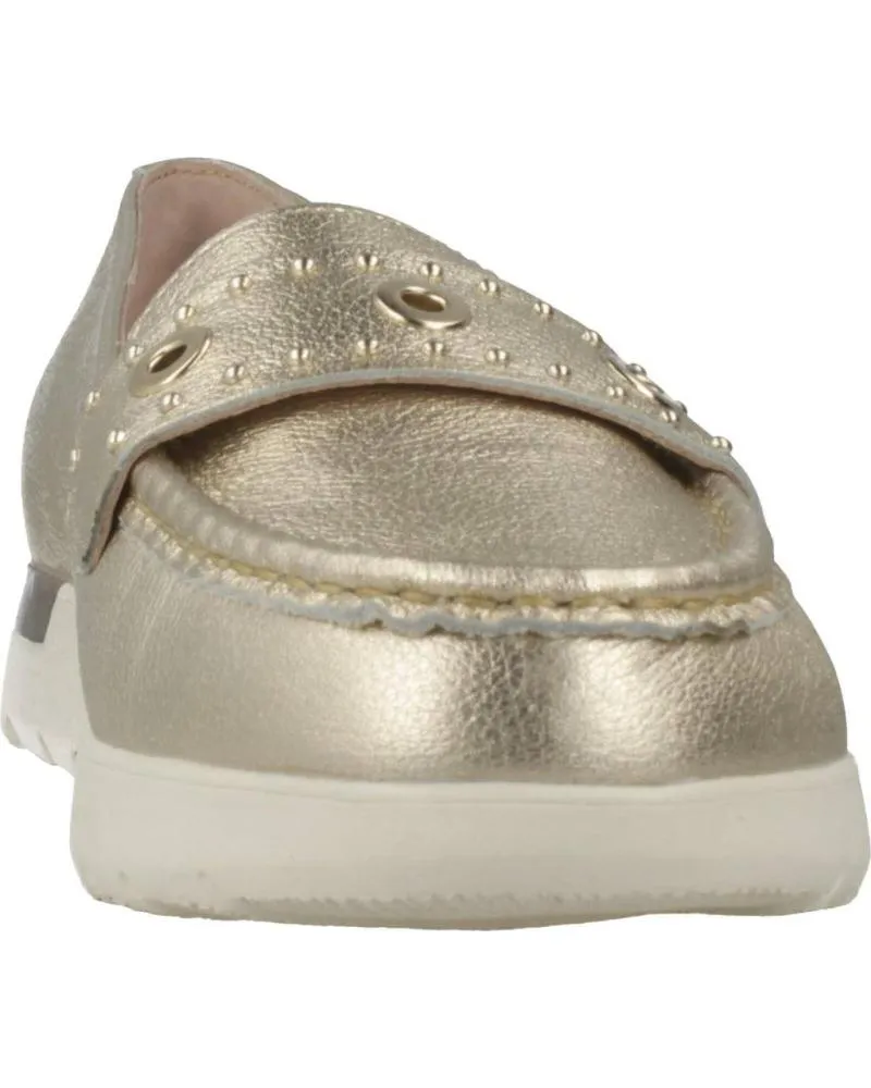 Mocasines de Mujer STONEFLY SARYN 3 LAMINATED LTH ORO