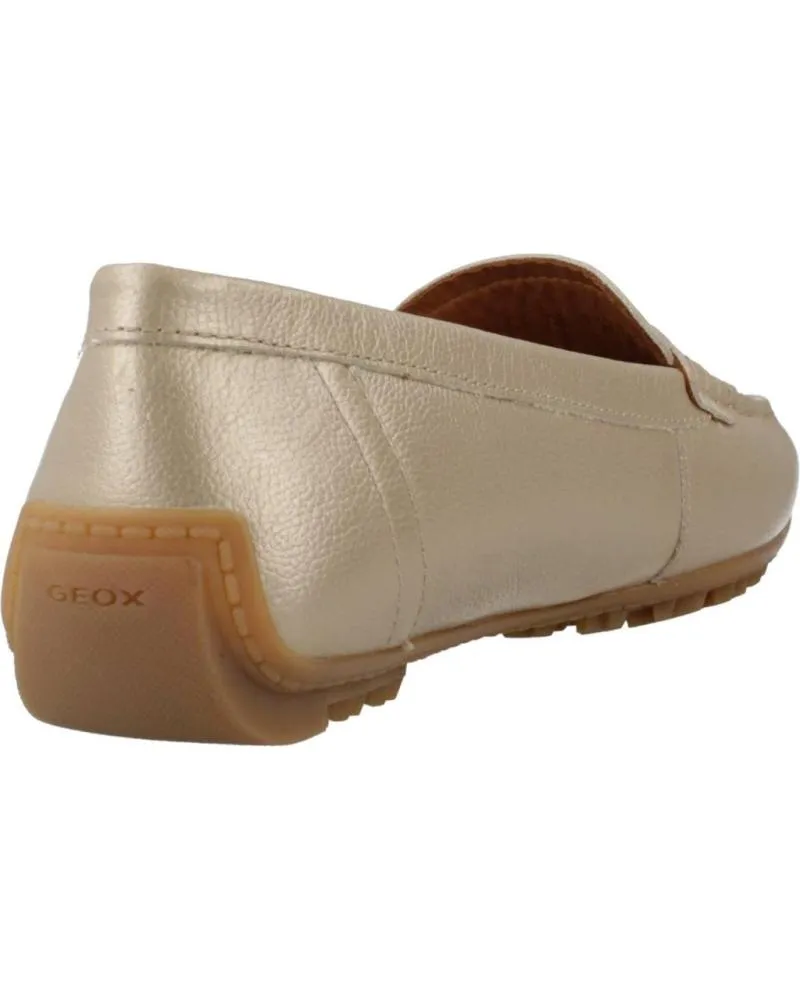 Mocasines GEOX  de Mujer MOCASINES MUJER MODELO B KOSMOPOLIS COLOR ORO  C2012