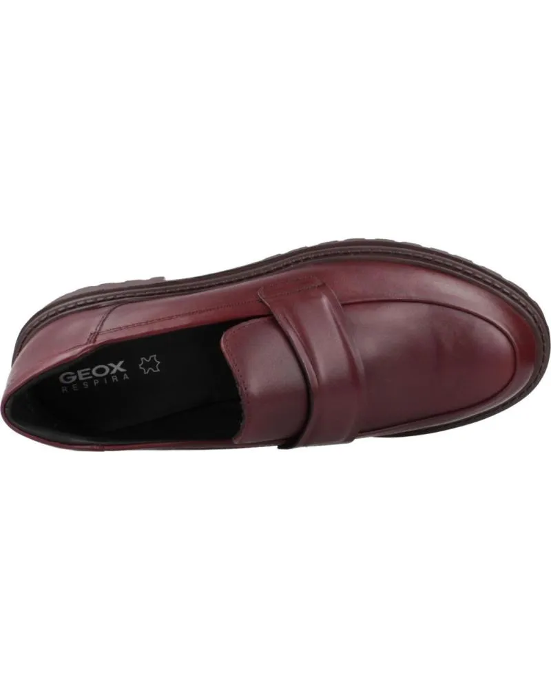 Mocasines GEOX  de Mujer MOCASINES MUJER MODELO D IRIDEA COLOR BURDEOS  C7011