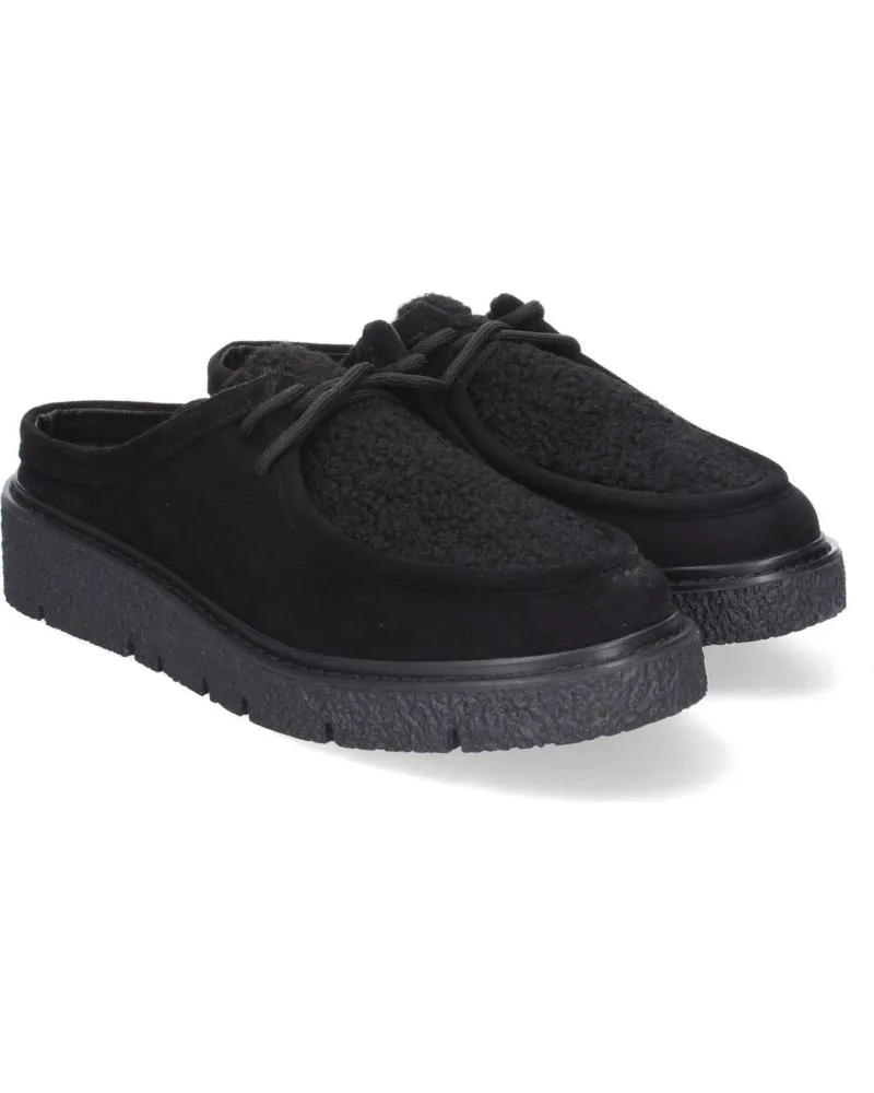 Mocasines PUNTOSALAO  de Mujer MOCASINES DE MUJER ESTILO WALLABEE COMODOS COLOR NEGRO YZ24-  VARIOS COLORES