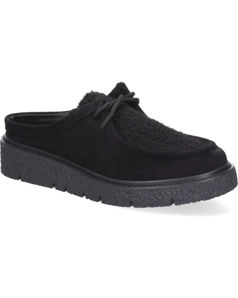 Mocasines PUNTOSALAO  de Mujer MOCASINES DE MUJER ESTILO WALLABEE COMODOS COLOR NEGRO YZ24-  VARIOS COLORES