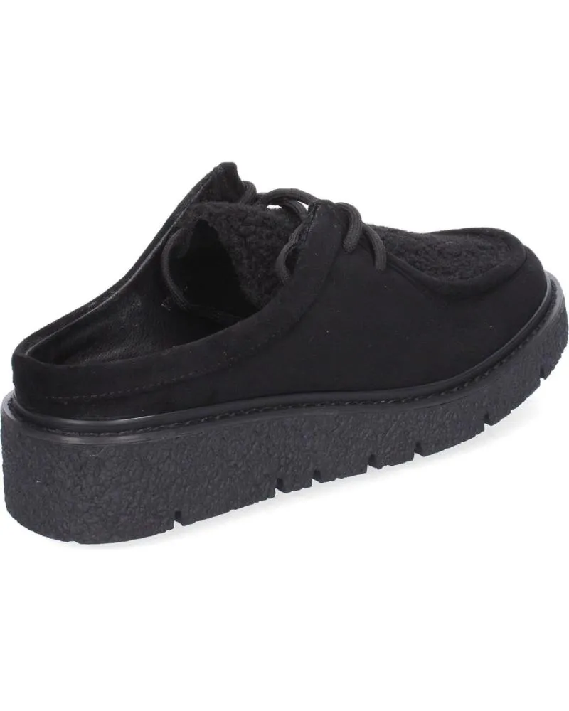 Mocasines PUNTOSALAO  de Mujer MOCASINES DE MUJER ESTILO WALLABEE COMODOS COLOR NEGRO YZ24-  VARIOS COLORES