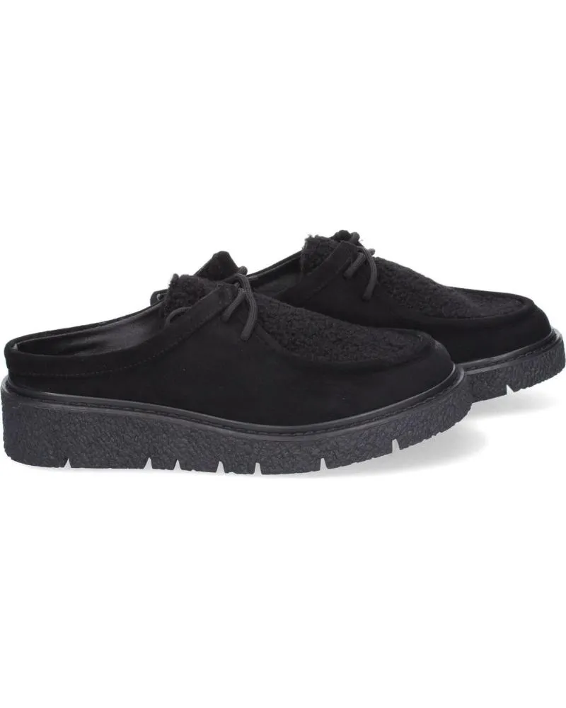 Mocasines PUNTOSALAO  de Mujer MOCASINES DE MUJER ESTILO WALLABEE COMODOS COLOR NEGRO YZ24-  VARIOS COLORES