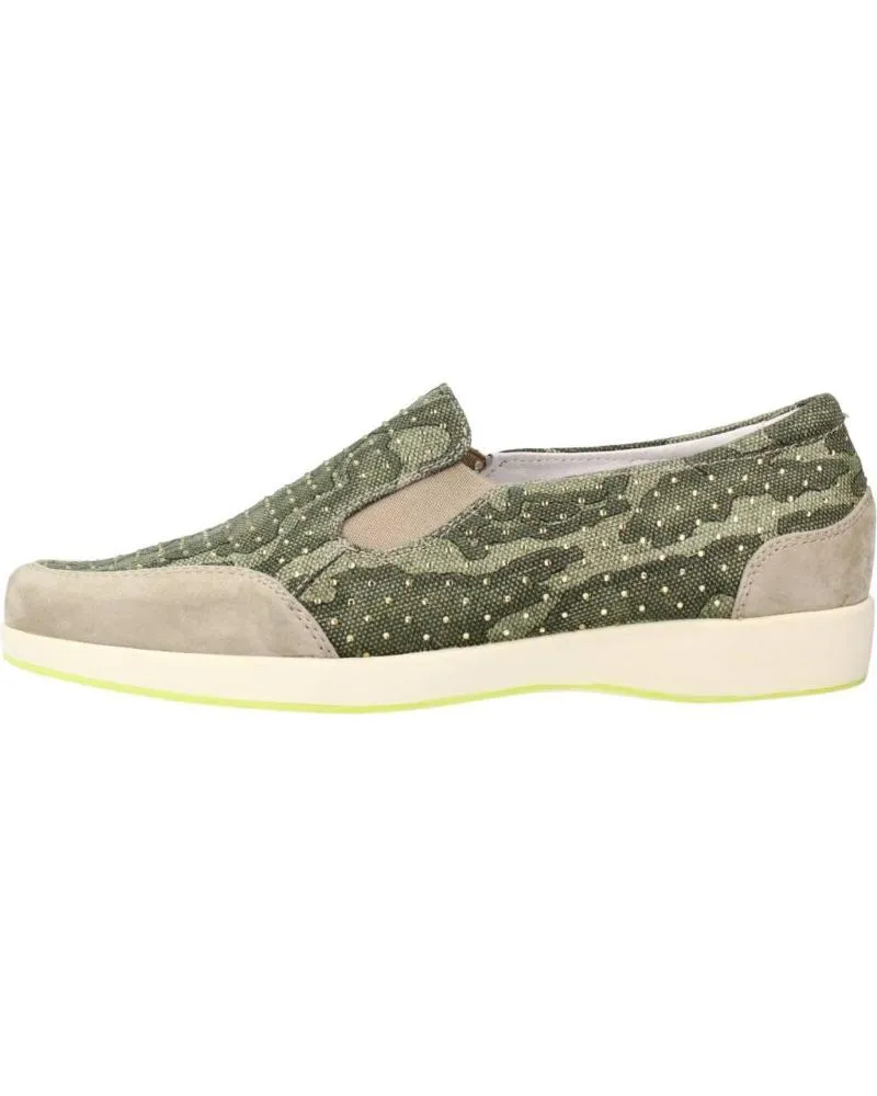 Mocasines STONEFLY  de Mujer MOCASINES MUJER MODELO CLAUDE 4 BIS CAMOUFL COLOR VERDE  Q31