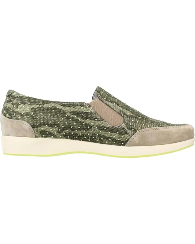 Mocasines STONEFLY  de Mujer MOCASINES MUJER MODELO CLAUDE 4 BIS CAMOUFL COLOR VERDE  Q31