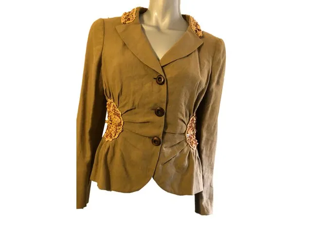 Moschino Cheap And Chic Chaquetas Beige 