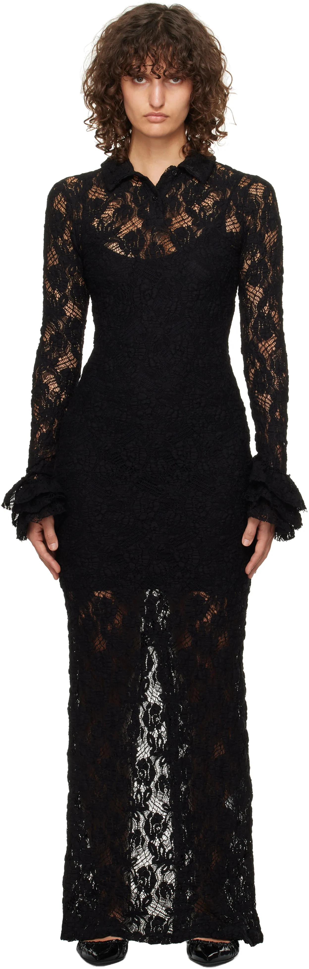 MSGM Lace Maxi Dress