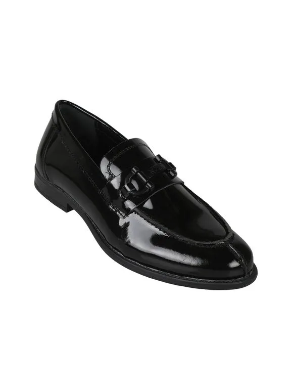 Nazareno Gabrielli Mocasines elegantes de piel brillante para hombre.