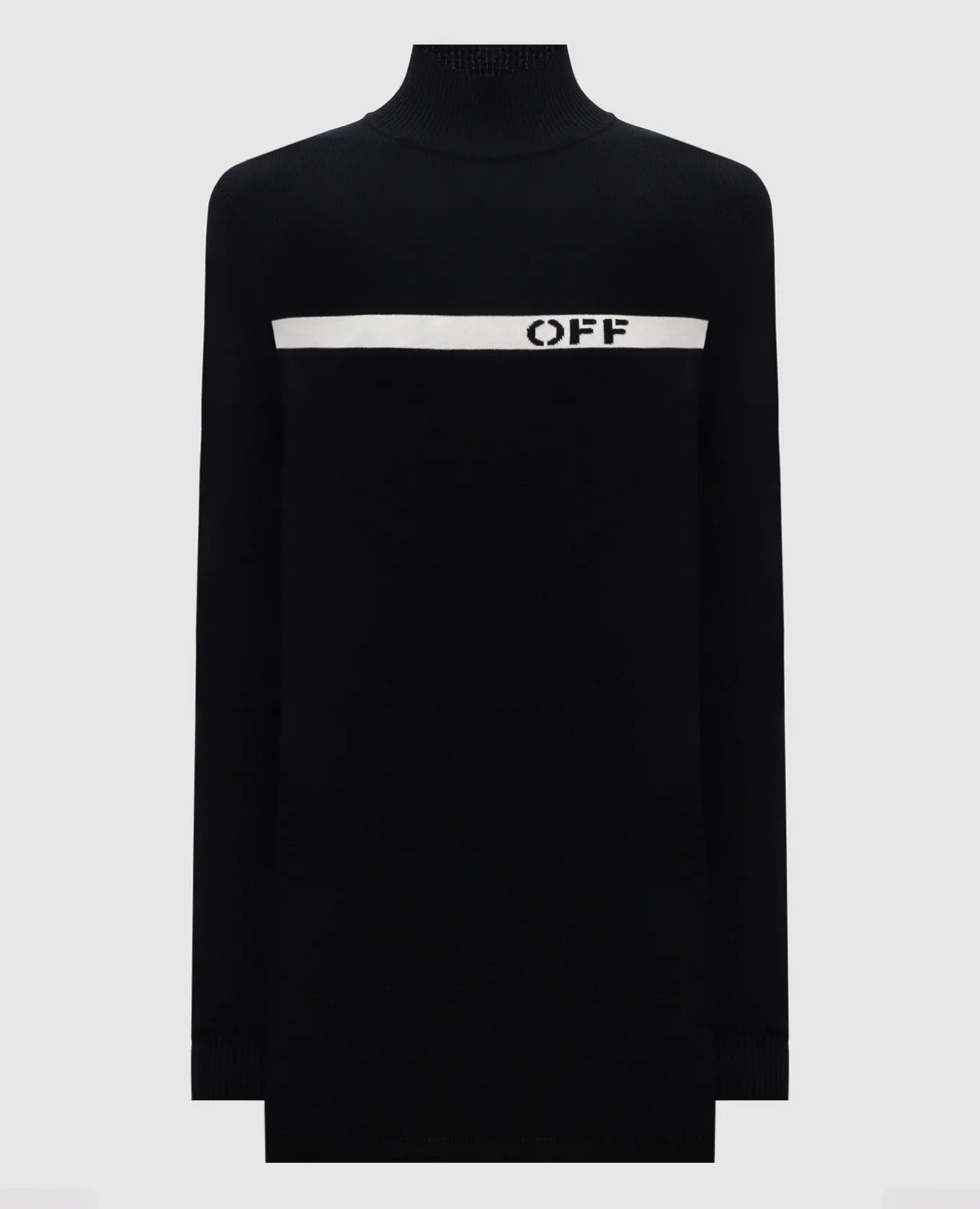 Off-White Black dress with logo