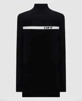 Off-White Black dress with logo