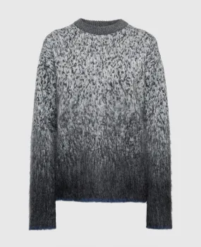 Off-White Gray patterned sweater