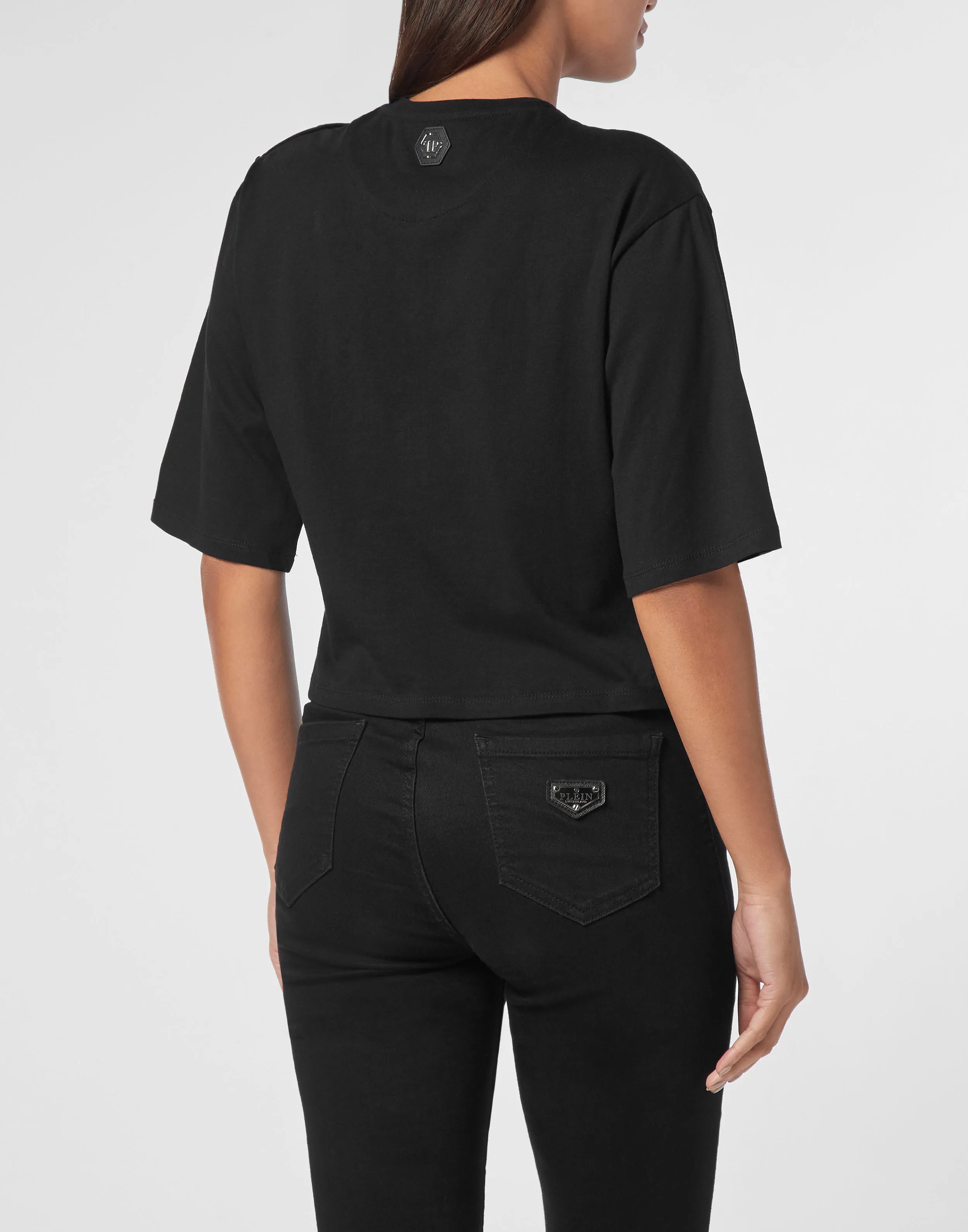 Oversize Cropped T-shirt Round Neck SS