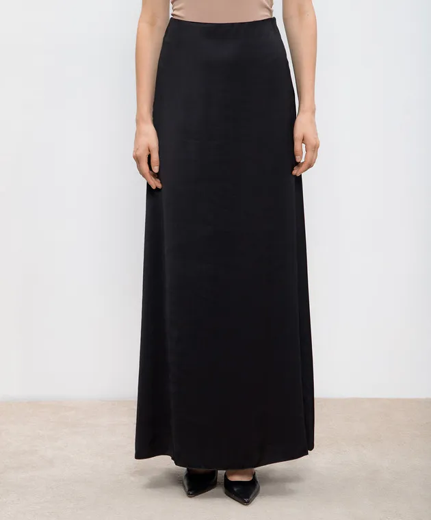 Peserico Black maxi skirt