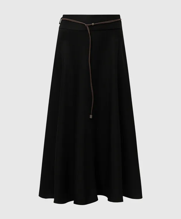 Peserico Black skirt with wool