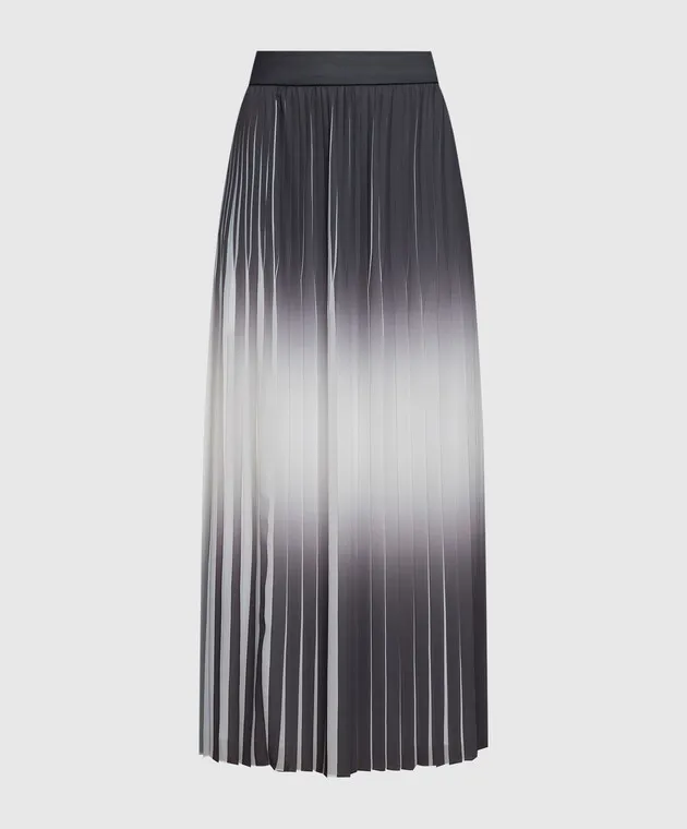 Peserico Degrade effect pleated skirt