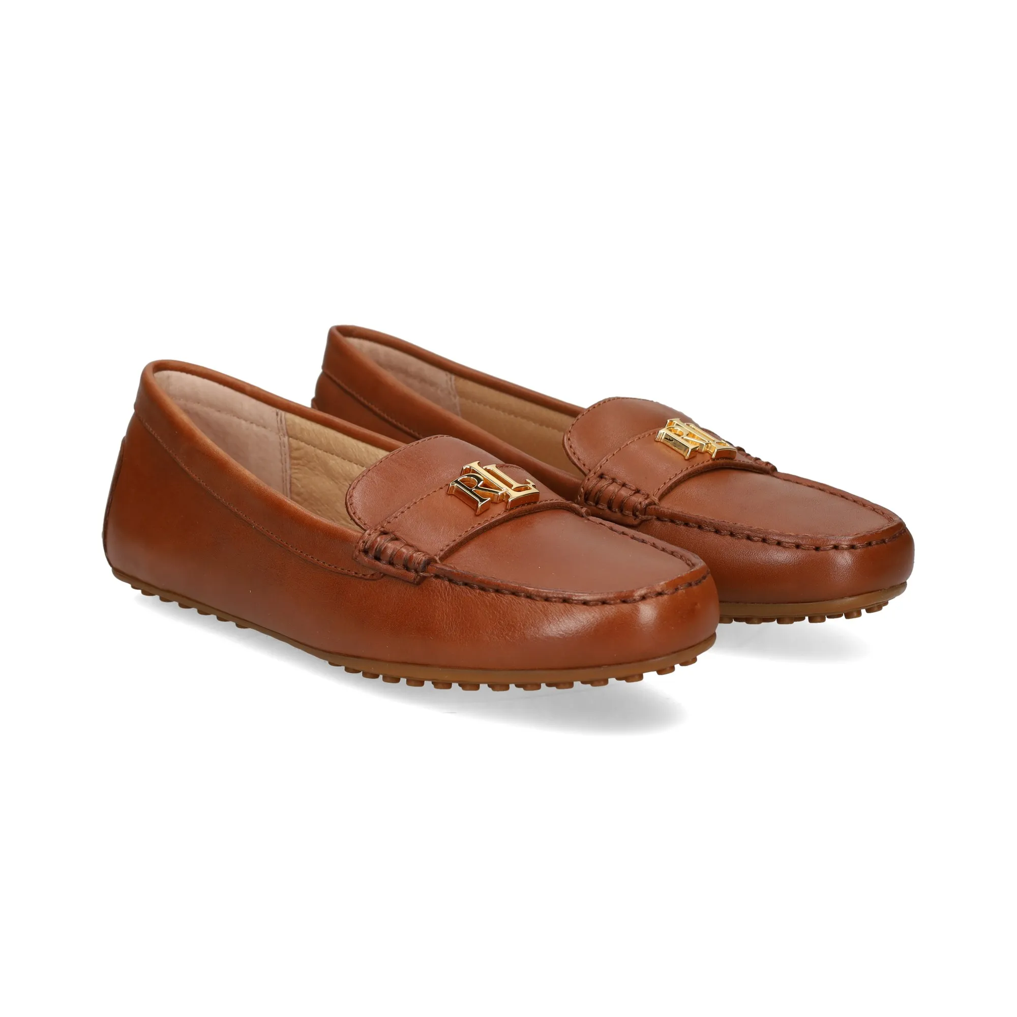 POLO RALPH LAUREN Mocasines de Mujer 002 SADDLE TAN