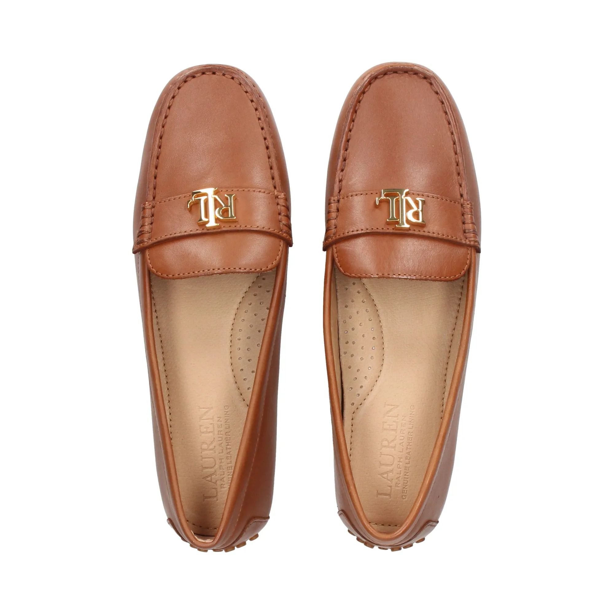 POLO RALPH LAUREN Mocasines de Mujer 002 SADDLE TAN